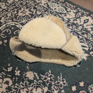 Shearling hat